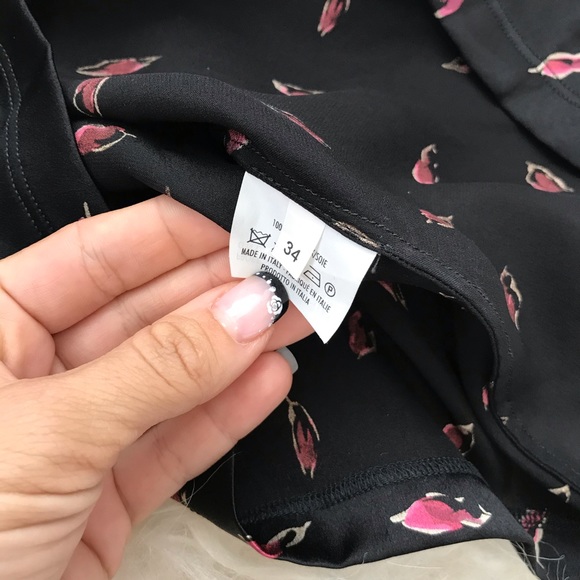 Yves Saint Laurent Silk Printed Top - Picture 4 of 5